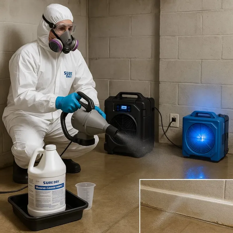 Sanitization and Odor Removal process in Seven Trees, CA